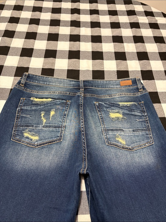 BKE Denim - Buckle BKE Gabby Curvy Fit High Rise Straight Jean 32 x 33.5 cuffed/ 35 unrolled